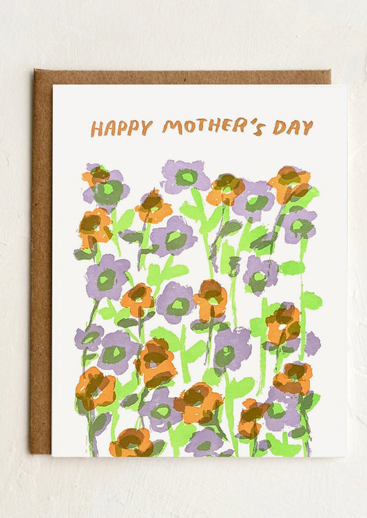 Flower Field Mother's Day Card