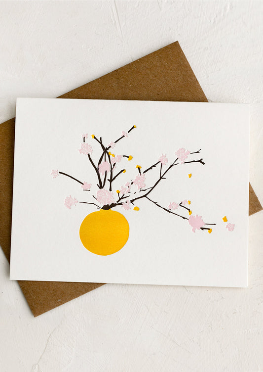 Flowering Branches Blank Card
