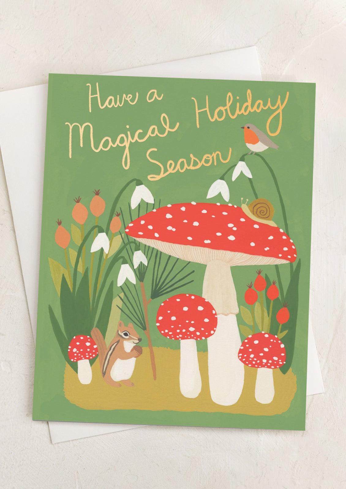 Holiday Forest Critters Card