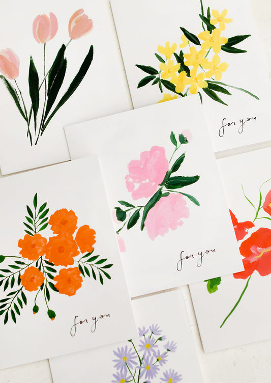 For You Florals Assorted Card Set