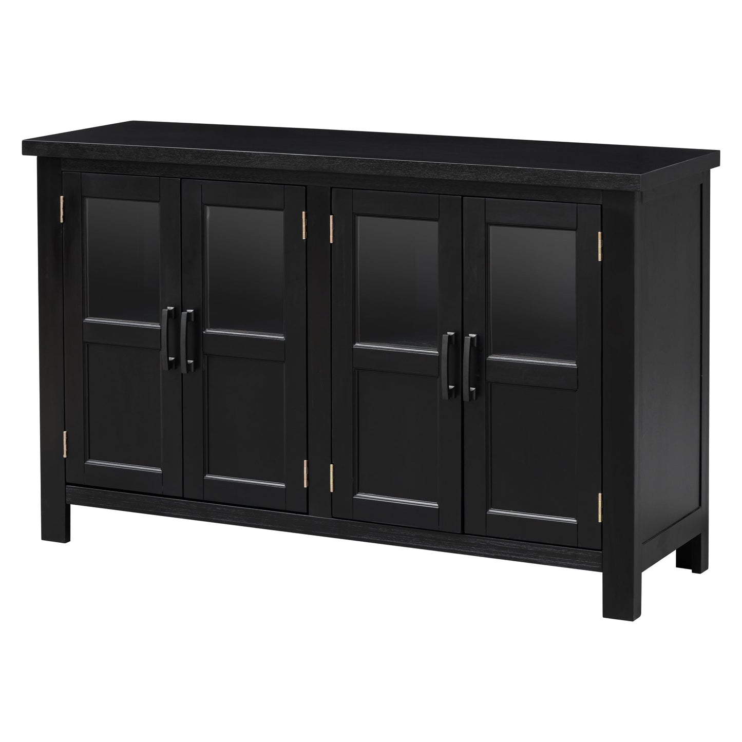 Four-door Storage Cabinet with Adjustable Shelf