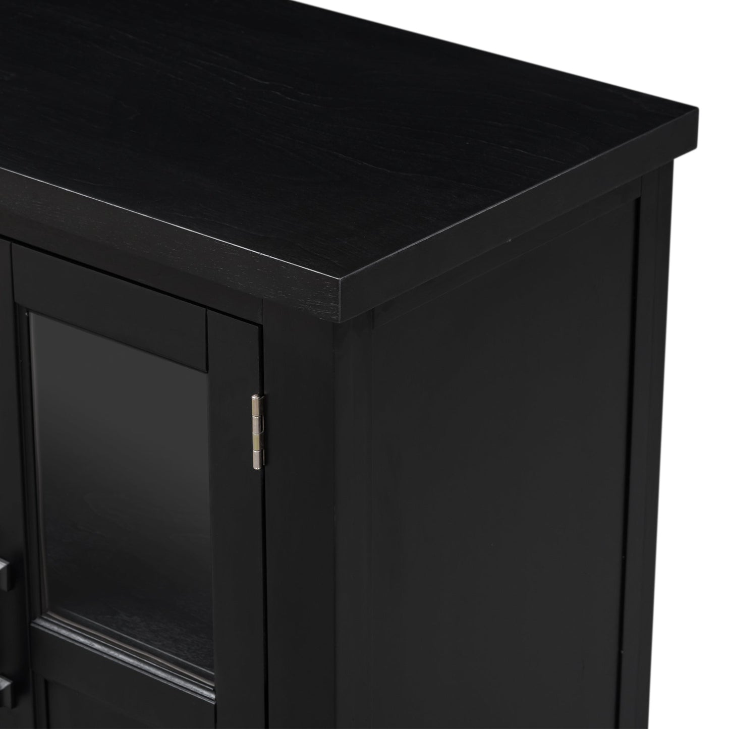 Four-door Storage Cabinet with Adjustable Shelf