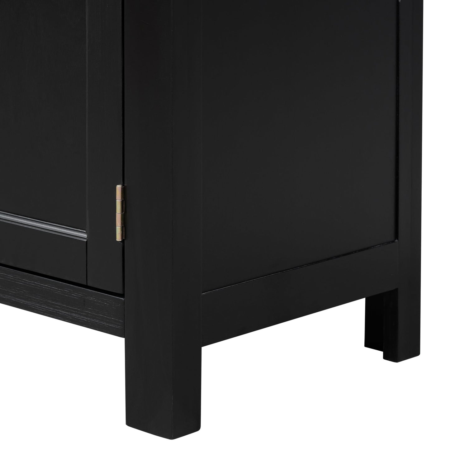 Four-door Storage Cabinet with Adjustable Shelf