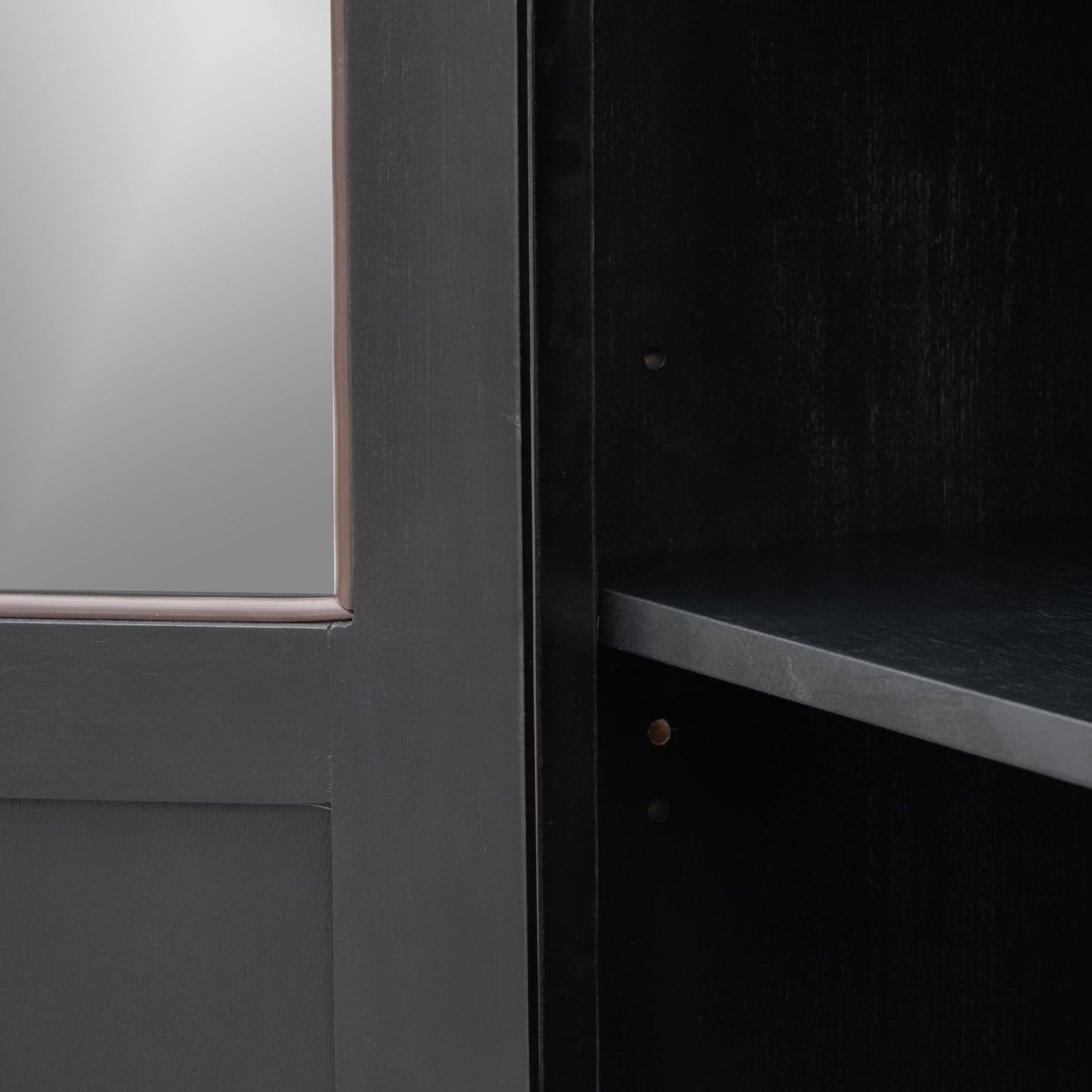 Four-door Storage Cabinet with Adjustable Shelf