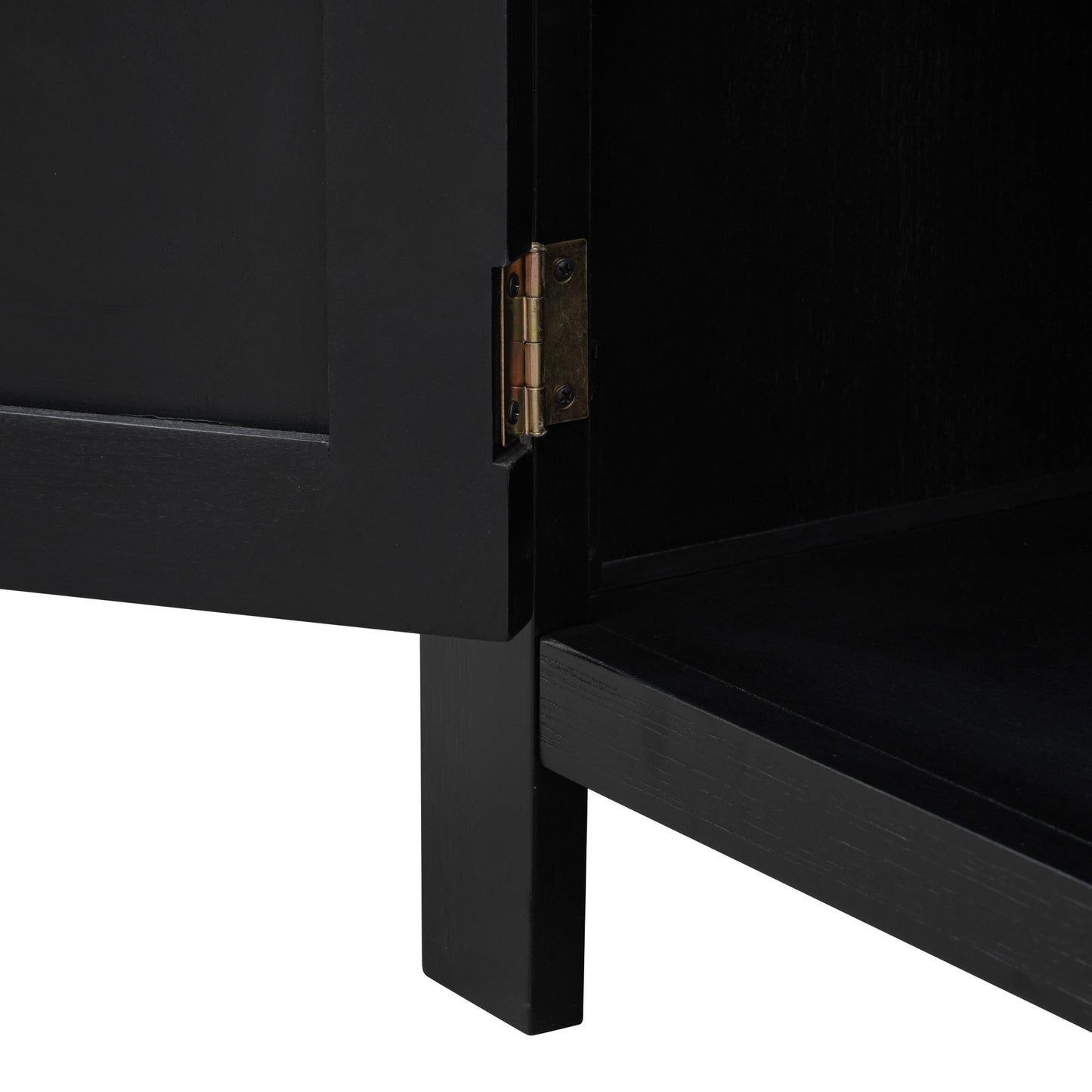 Four-door Storage Cabinet with Adjustable Shelf