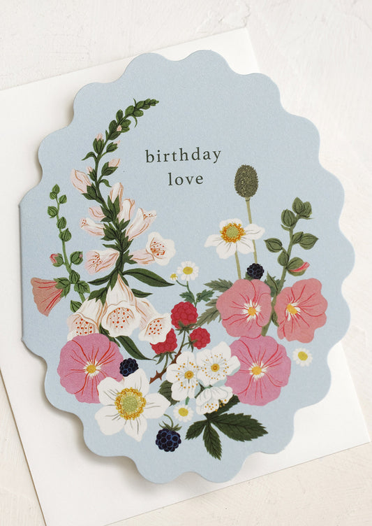 Foxglove Birthday Card