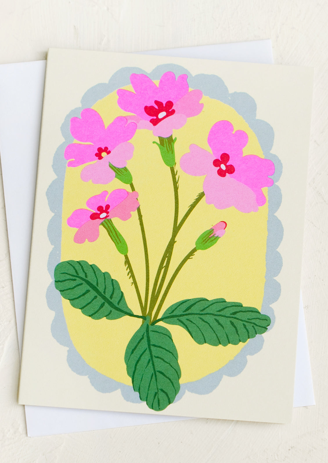 Framed Floral Blank Card