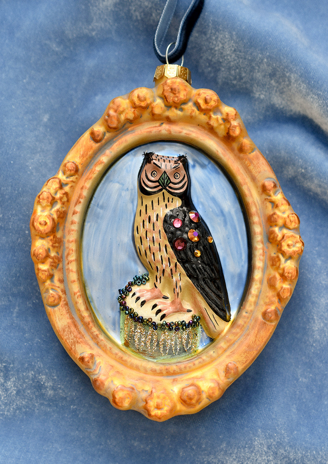 Framed Owl Ornament