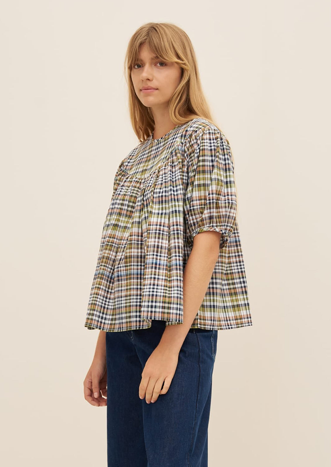 Frances Top in Vista Check