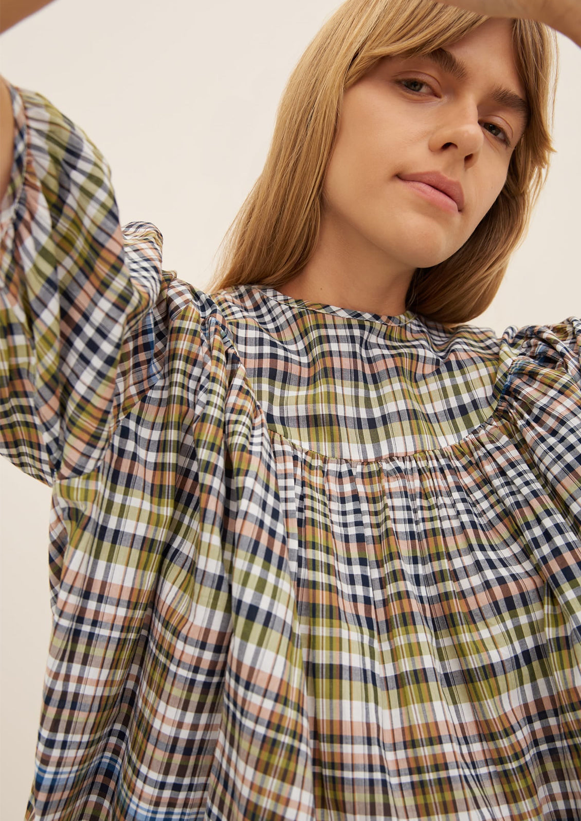 Frances Top in Vista Check