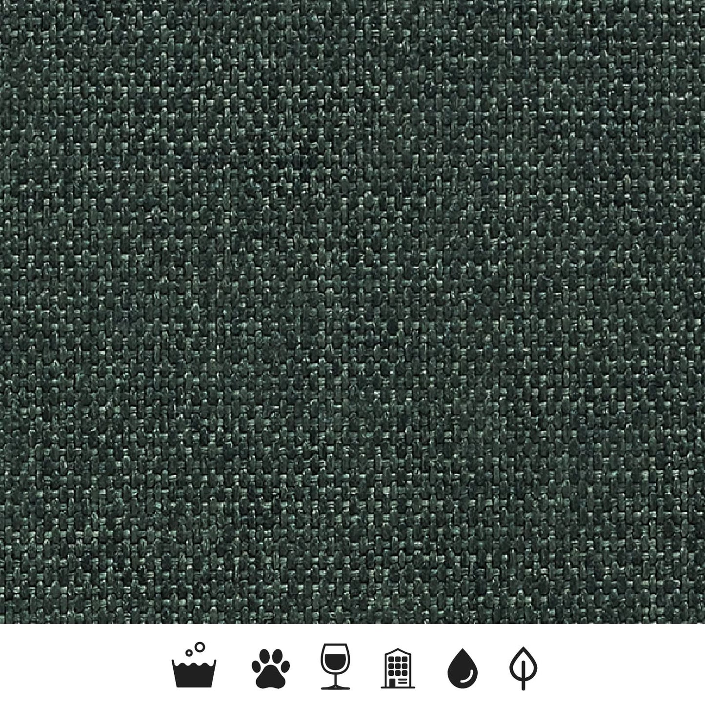 Forest Green in Brindled Weave