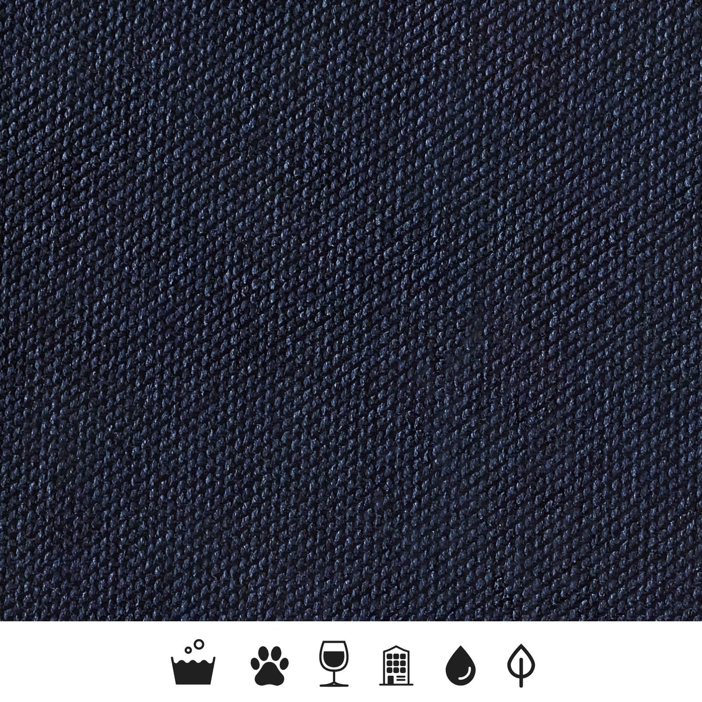 Navy Blue in Classic Weave