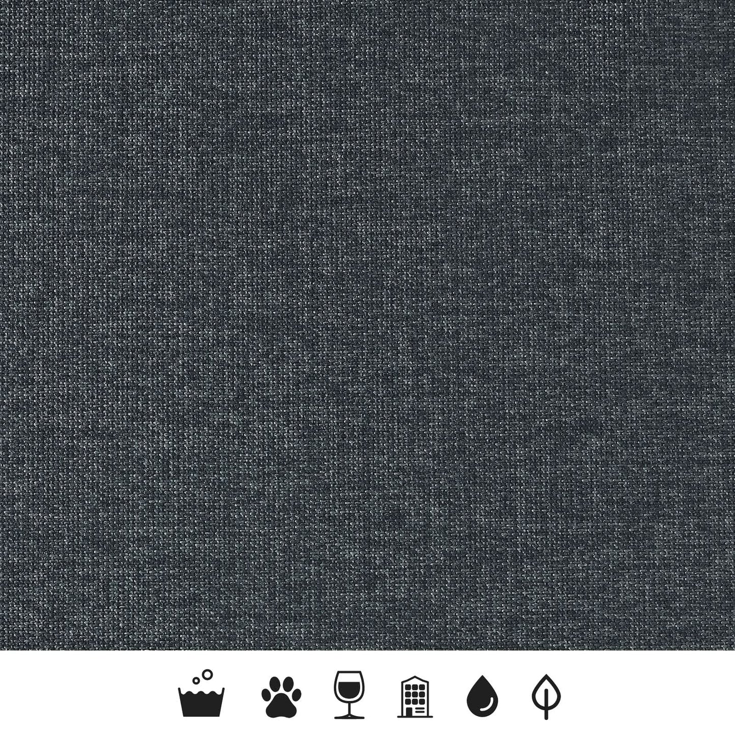 Ocean Gray in Oxford Weave