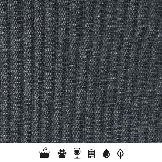 Ocean Gray in Oxford Weave
