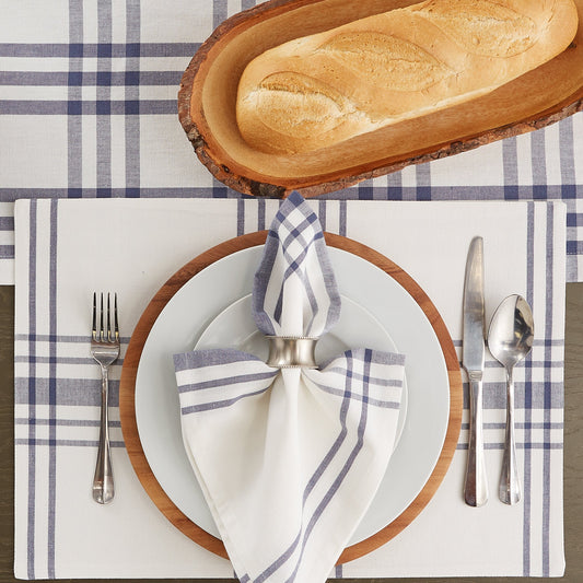 French Blue Home Sweet Farmhouse Napkins, Set Of 6