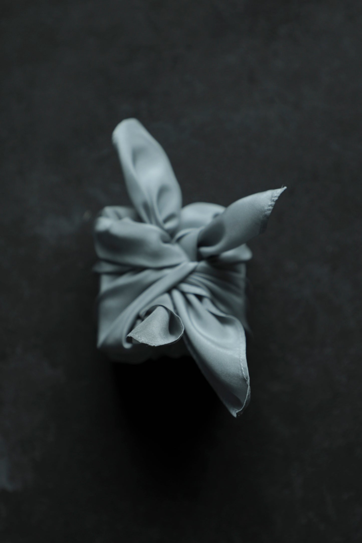 Original Eco-Dyed Silk Handkerchief 12 x 12" {French Blue}