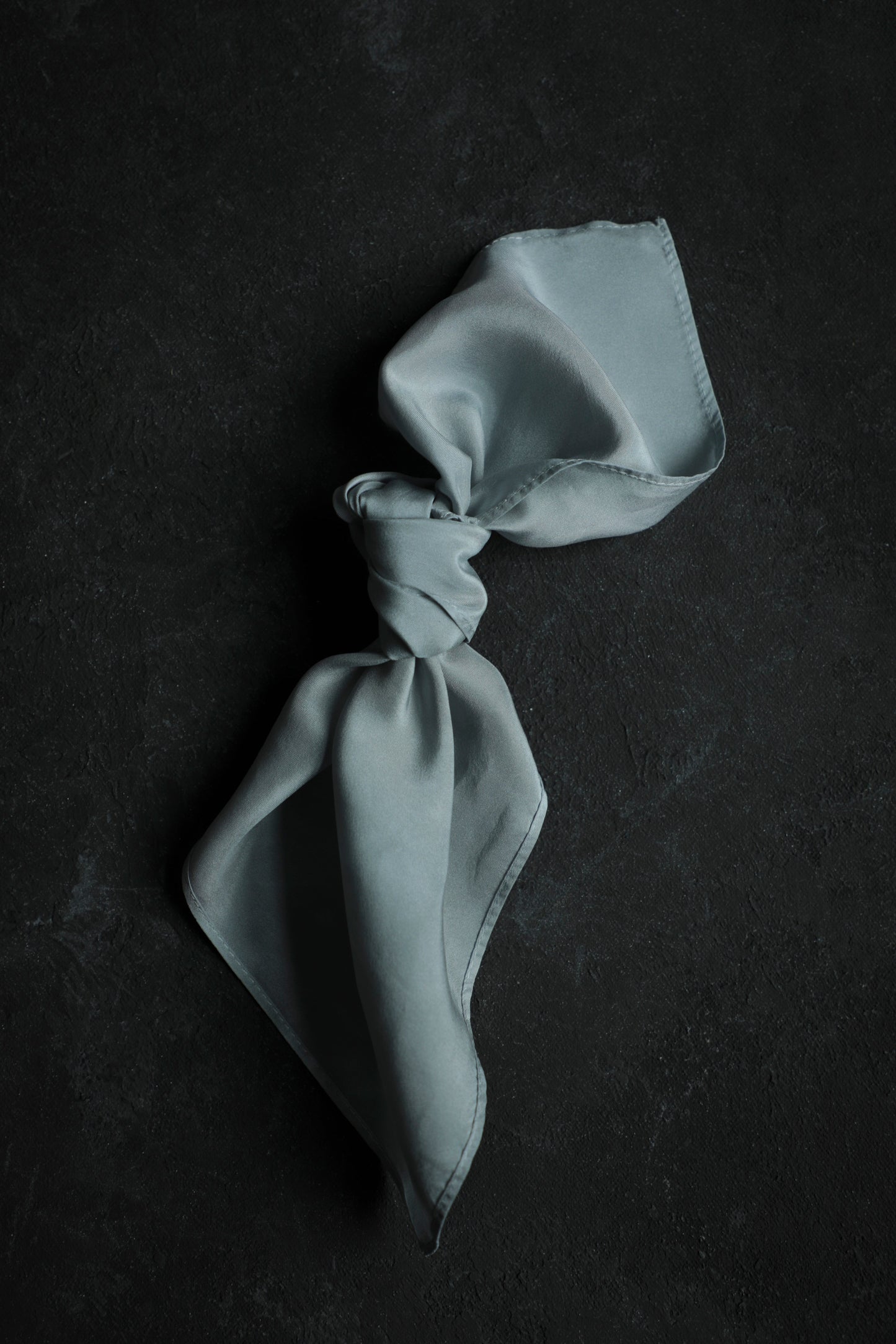 Original Eco-Dyed Silk Handkerchief 12 x 12" {French Blue}