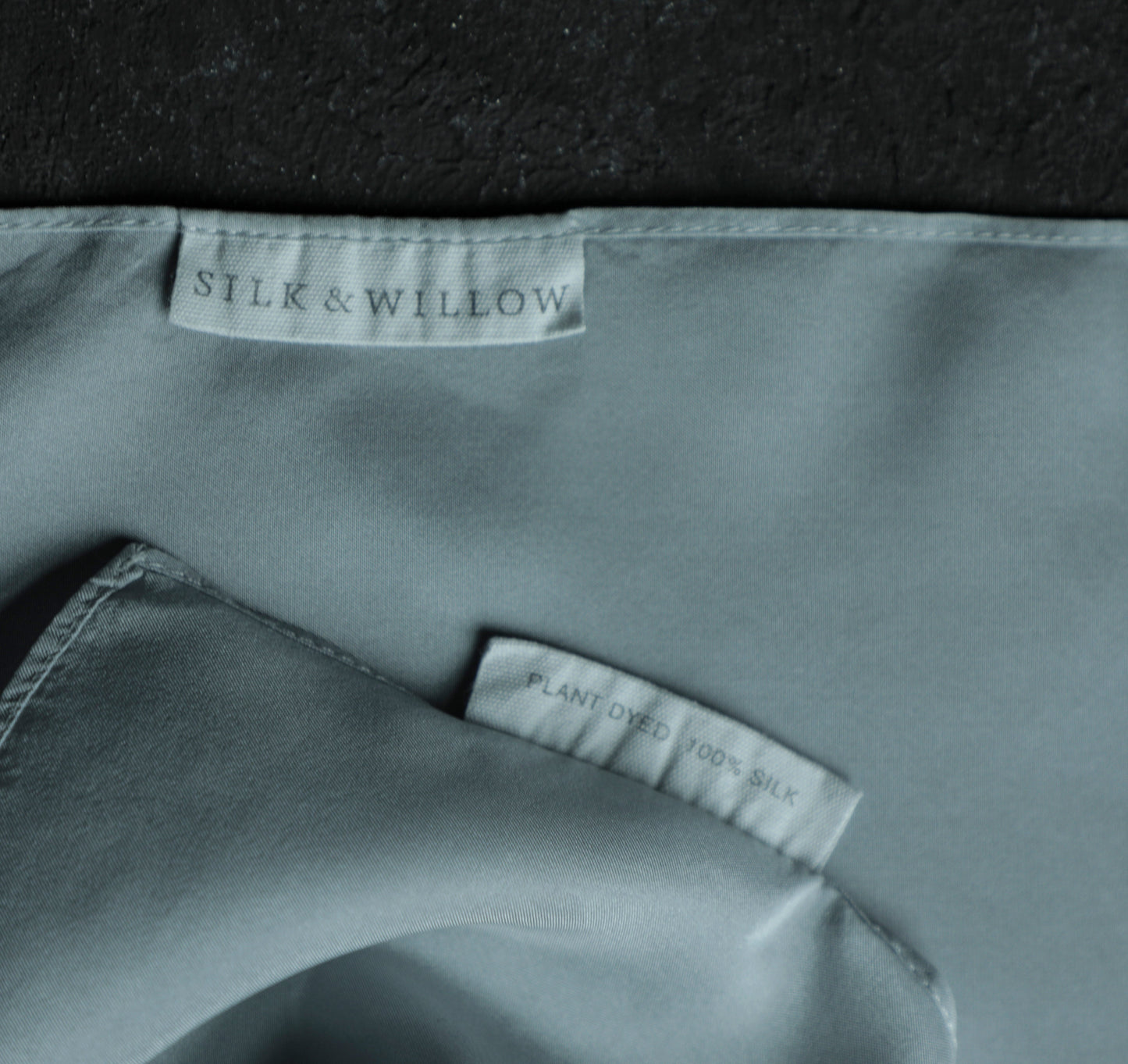 Original Eco-Dyed Silk Handkerchief 12 x 12" {French Blue}