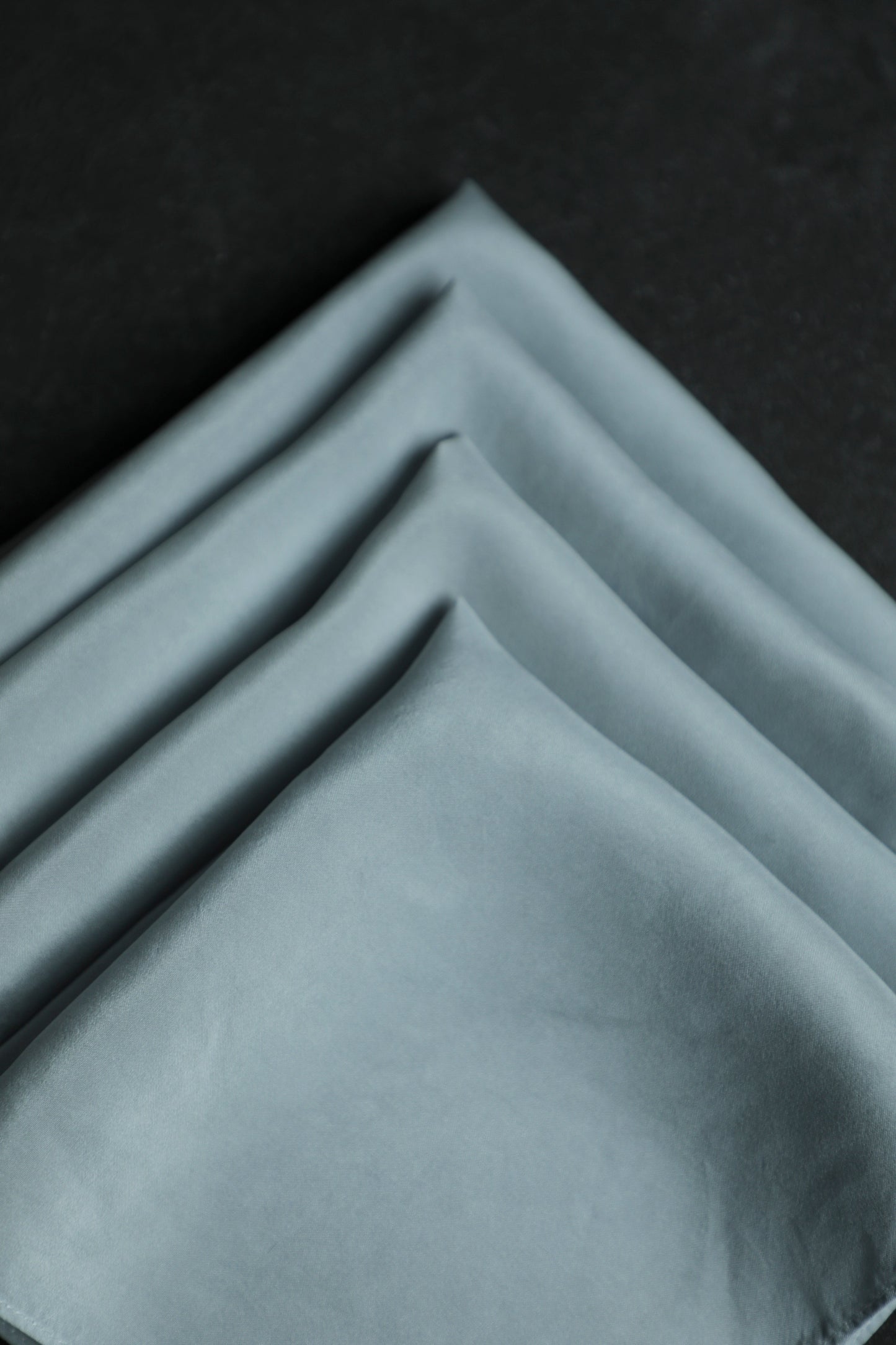 Original Eco-Dyed Silk Handkerchief 12 x 12" {French Blue}