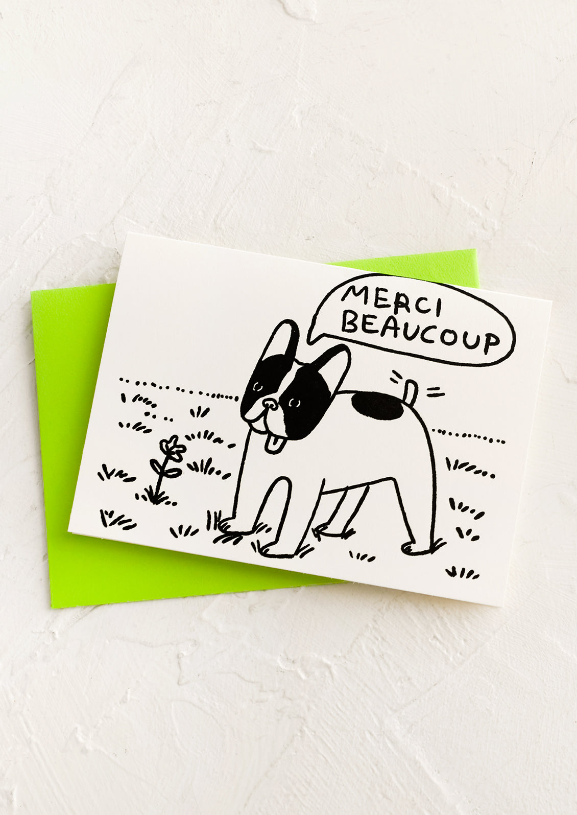 Frenchie Thank You Card