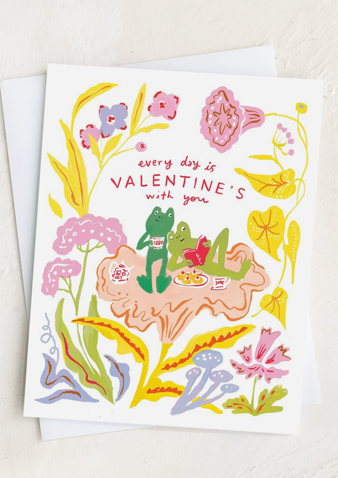 Frogs Valentine's Day Card