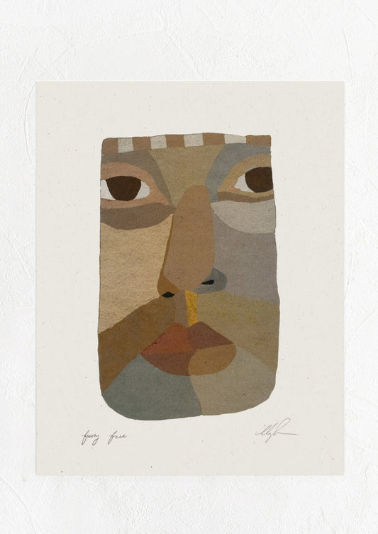 Fussy Face Print