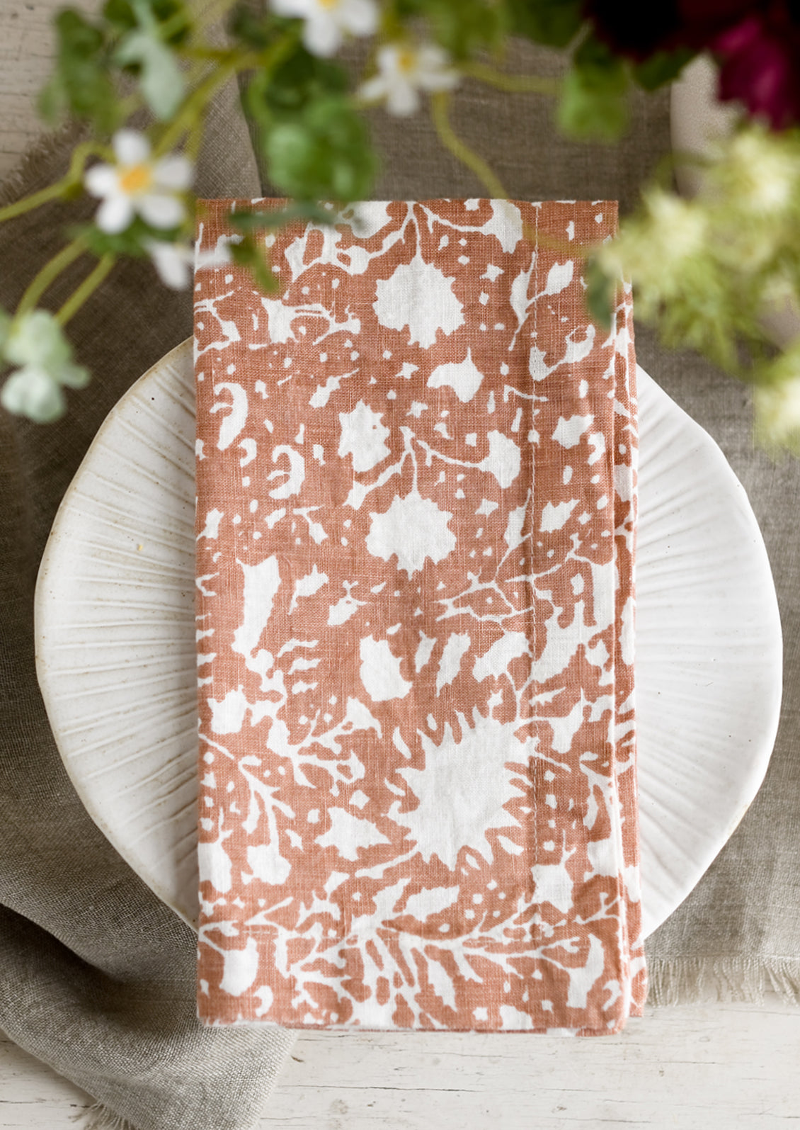 Gardenia Linen Napkin