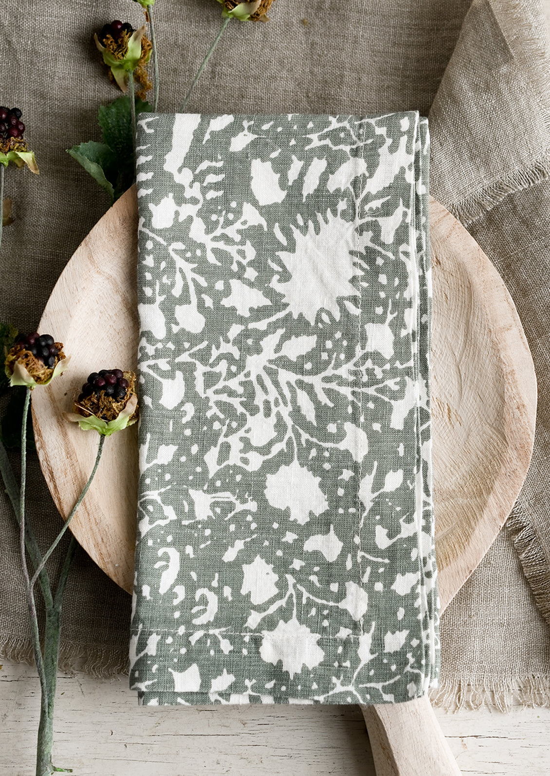 Gardenia Linen Napkin