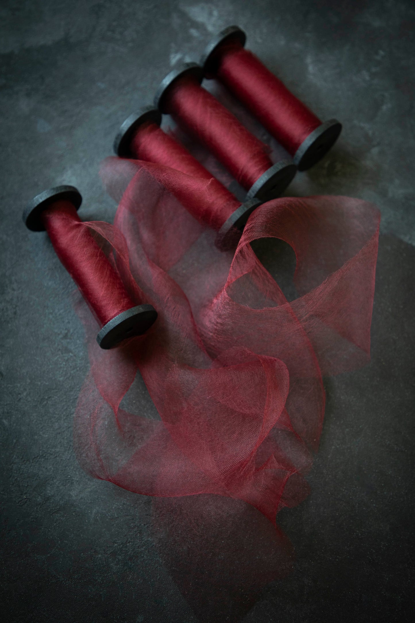 Garnet {Gossamer} Silk Ribbon
