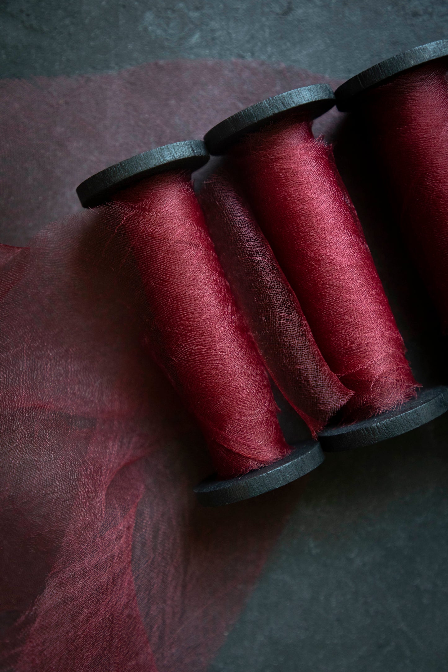 Garnet {Gossamer} Silk Ribbon