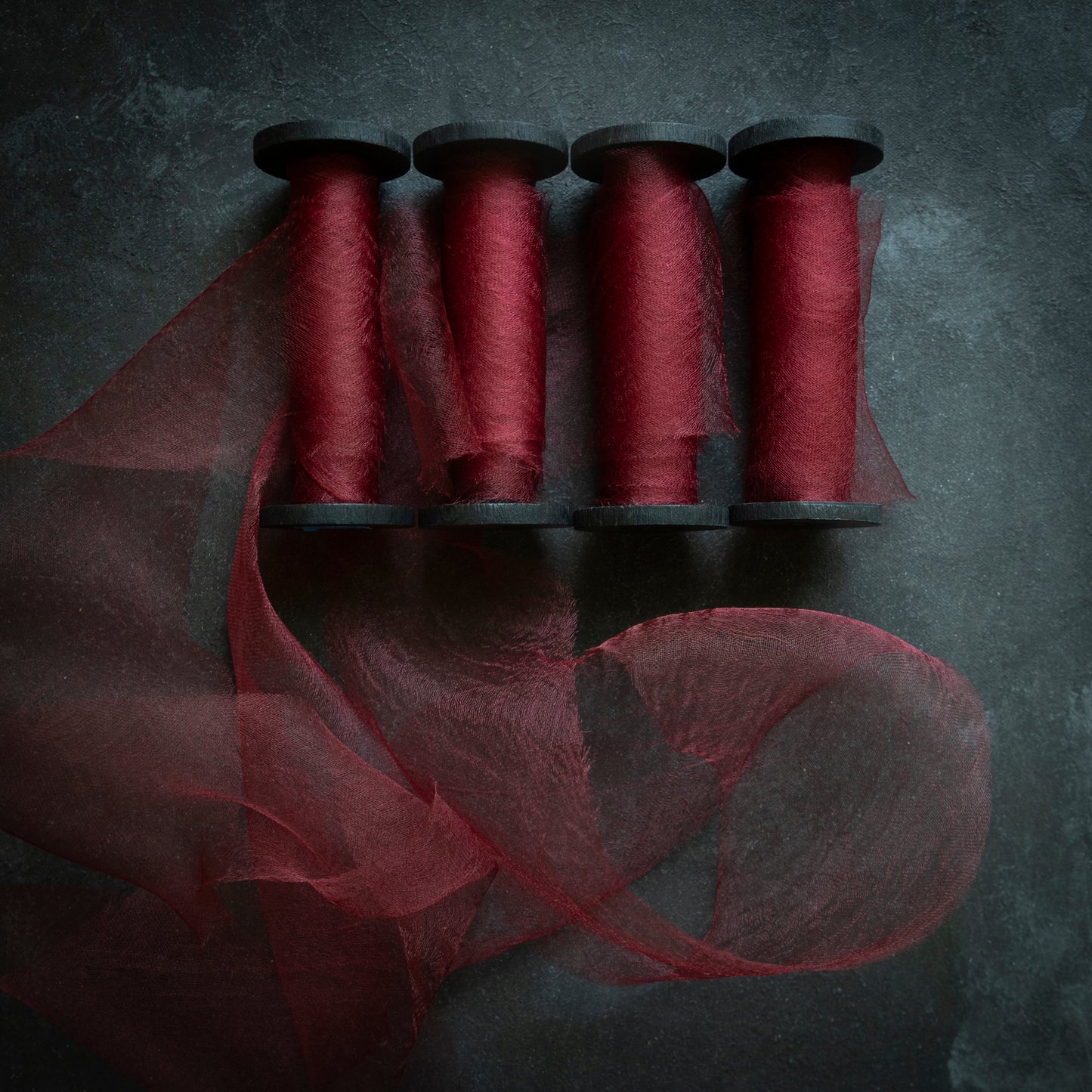 Garnet {Gossamer} Silk Ribbon
