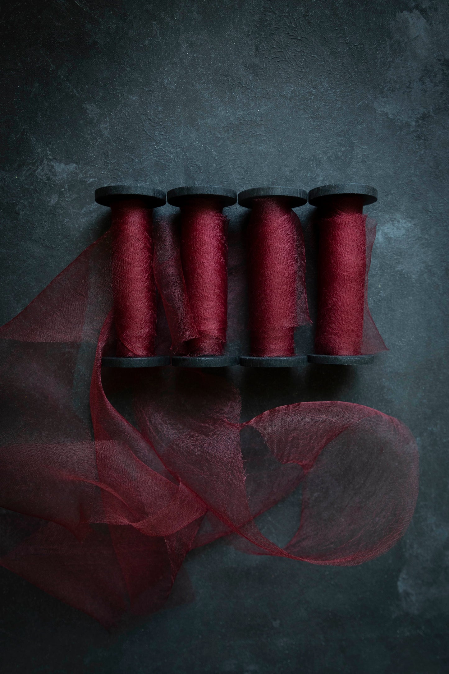 Garnet {Gossamer} Silk Ribbon