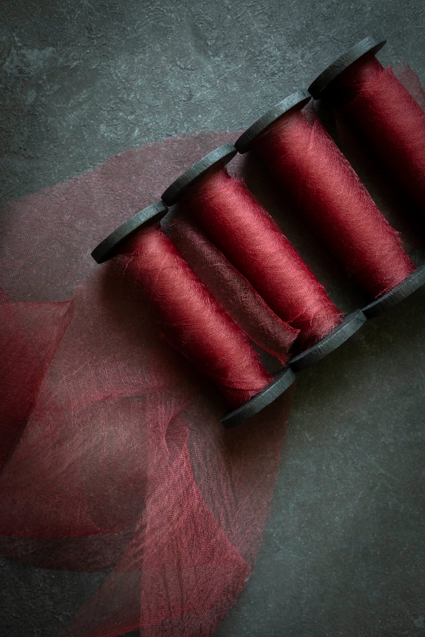 Garnet {Gossamer} Silk Ribbon