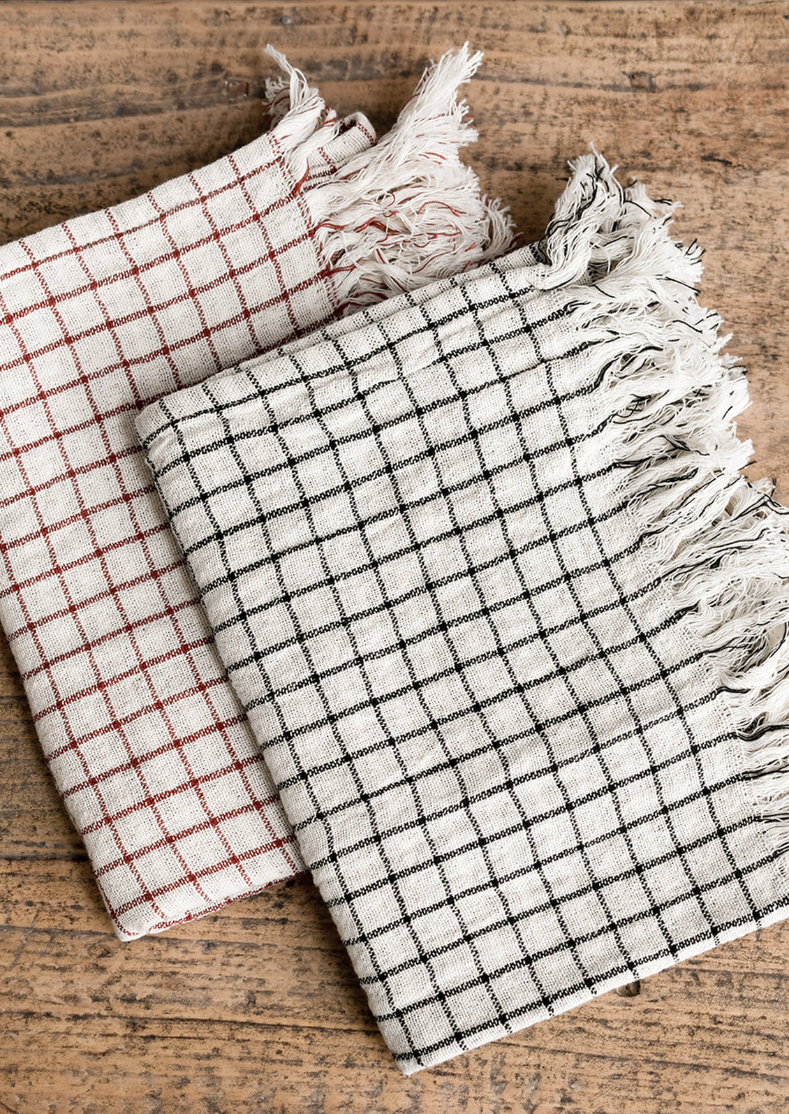 Gingham Check Kitchen Towel