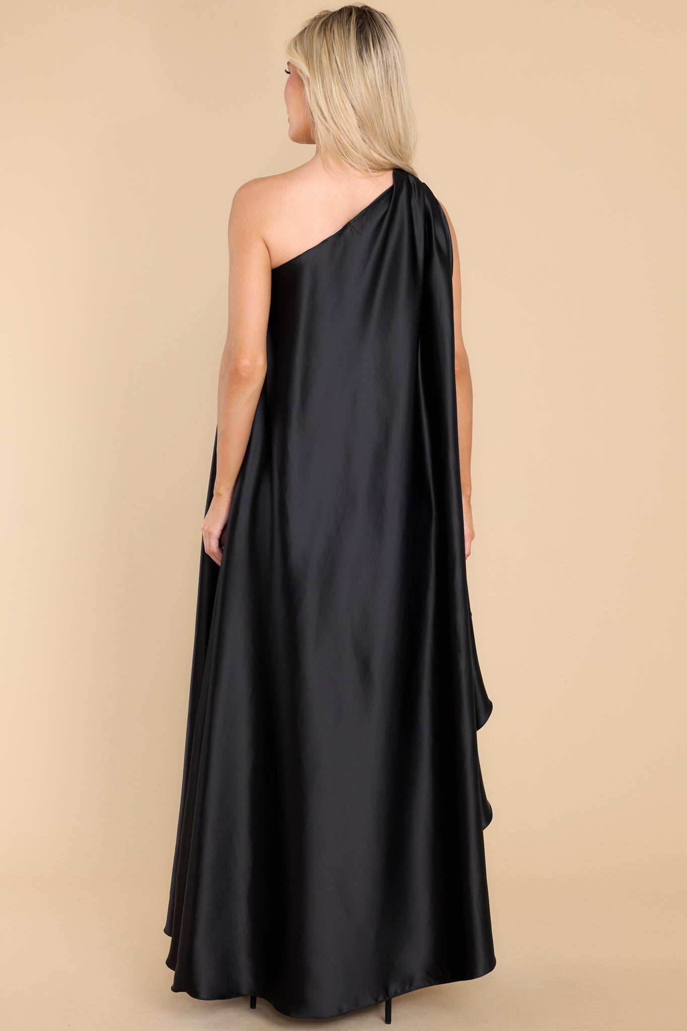 Glamorous Statement Black Maxi Dress