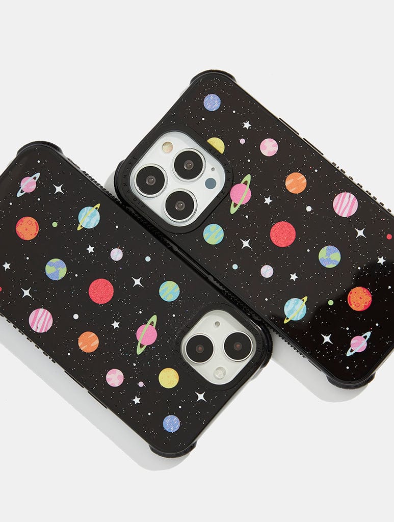 Glitter Planet Shock iPhone Case