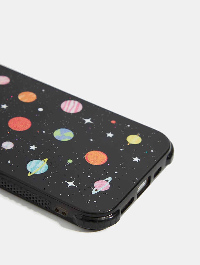 Glitter Planet Shock iPhone Case