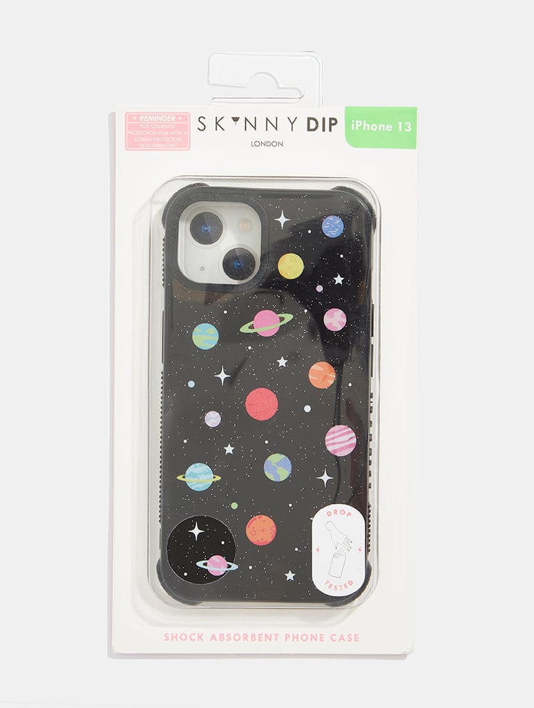 Glitter Planet Shock iPhone Case