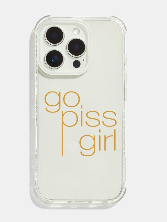 Go Piss Girl Shock iPhone Case