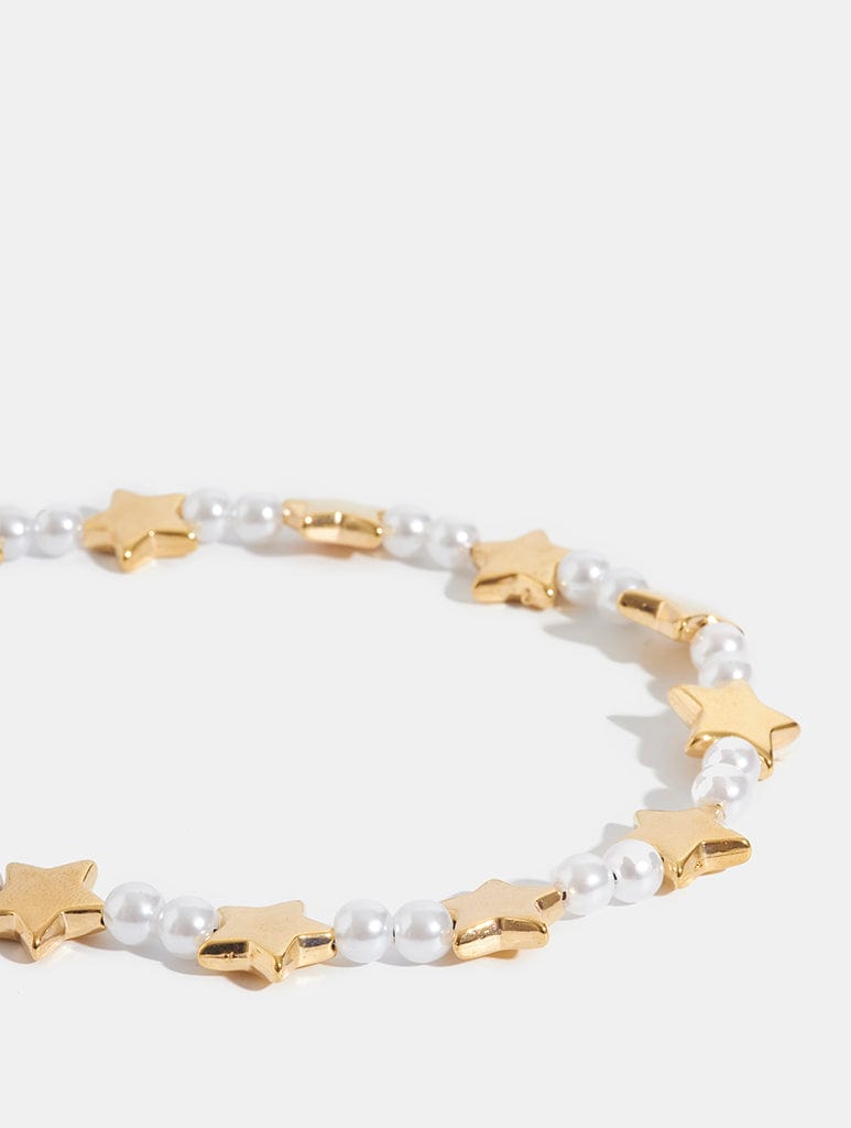 Gold Celestial Beaded Strap