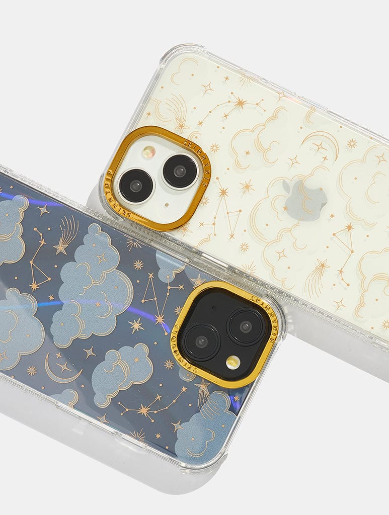 Gold Celestial Cloud Shock iPhone Case