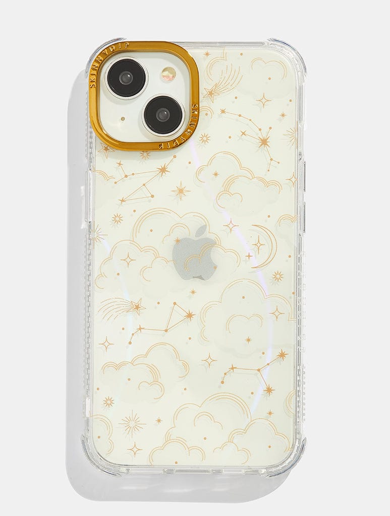 Gold Celestial Cloud Shock iPhone Case