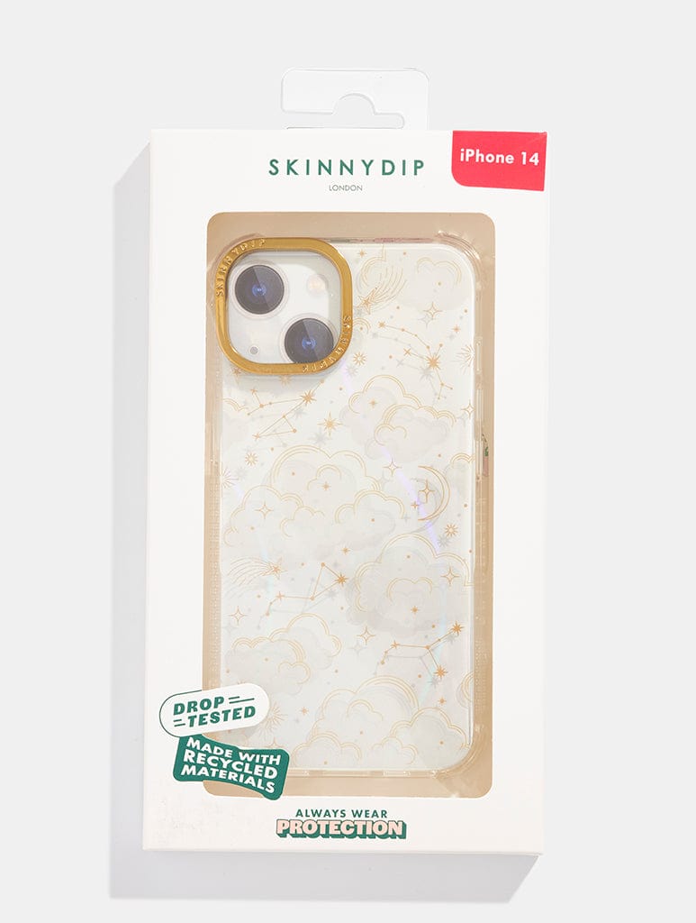 Gold Celestial Cloud Shock iPhone Case