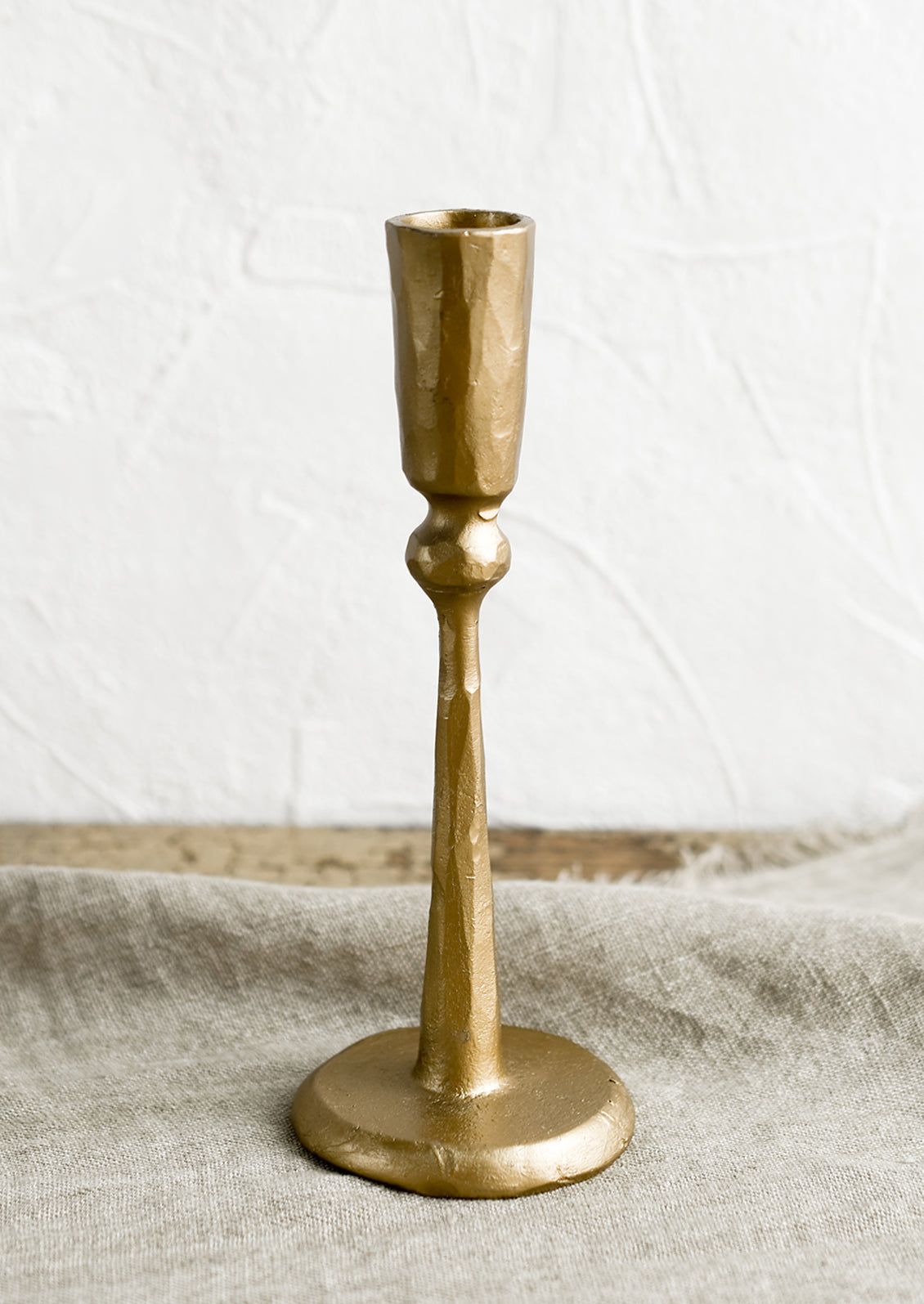 Golden Candlestick Holder