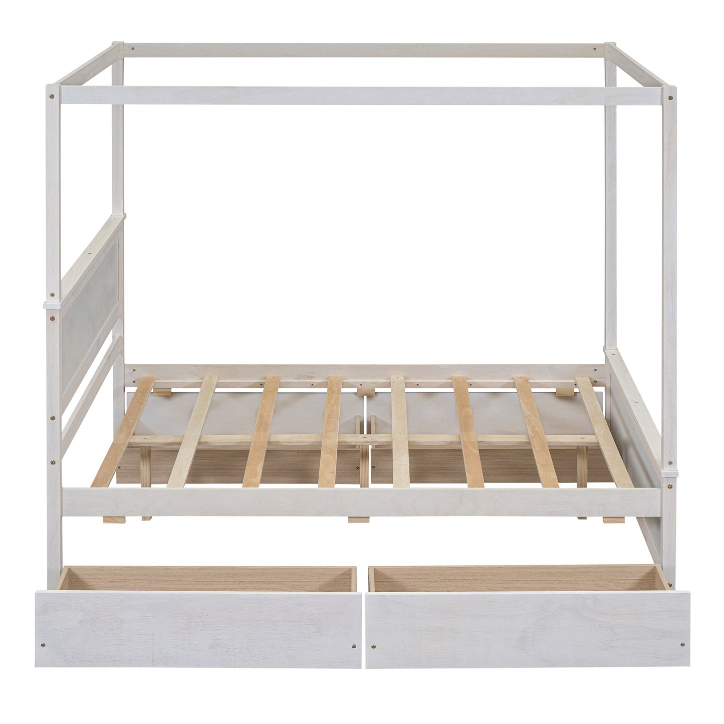 Grant Canopy Bed with Four Drawers