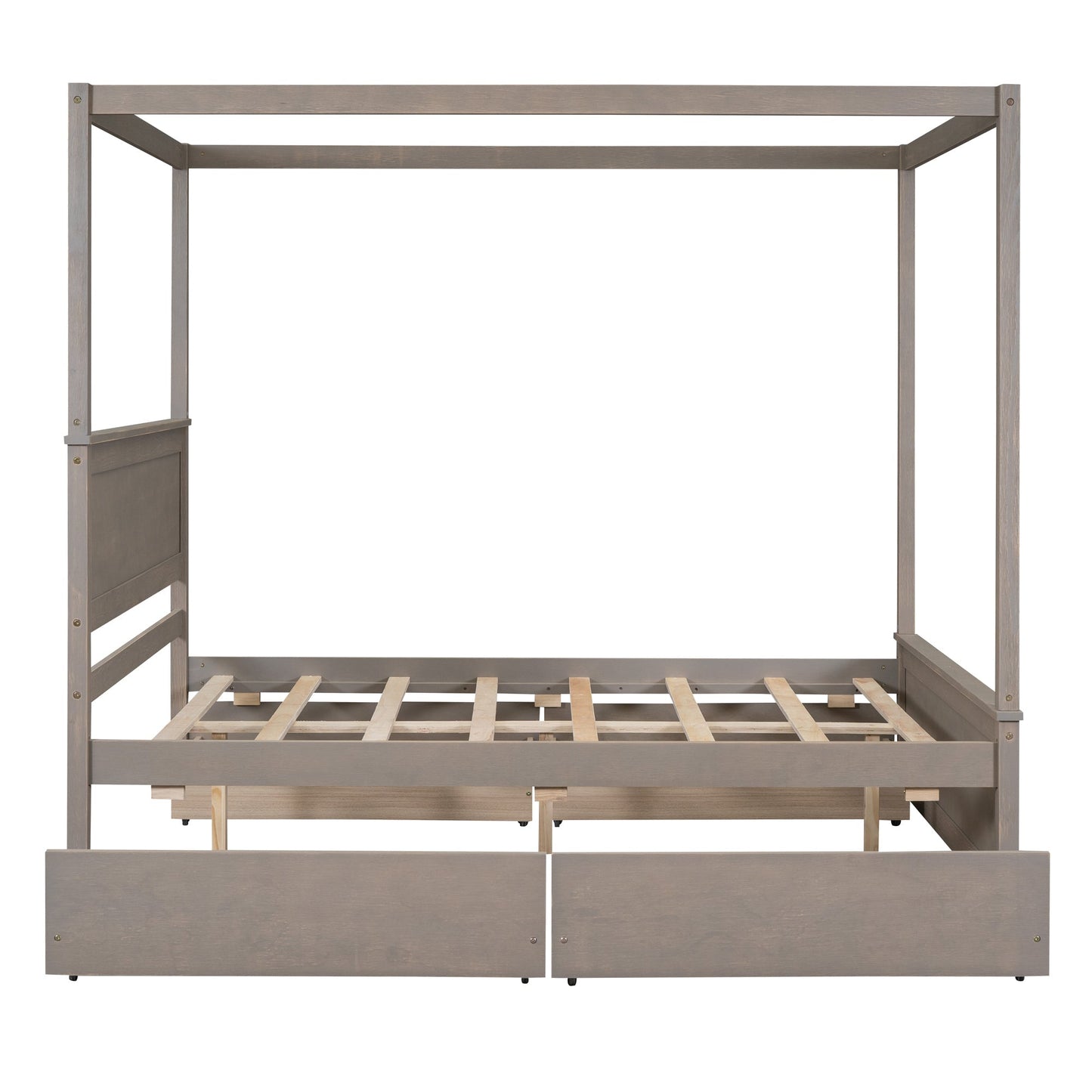 Grant Canopy Bed with Four Drawers