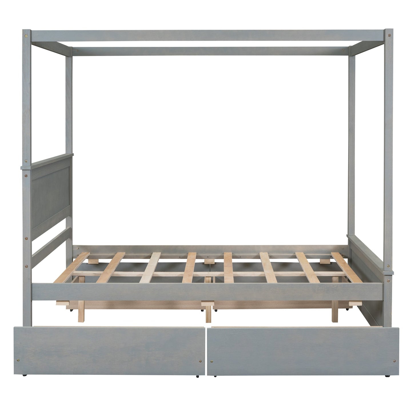 Grant Canopy Bed with Four Drawers