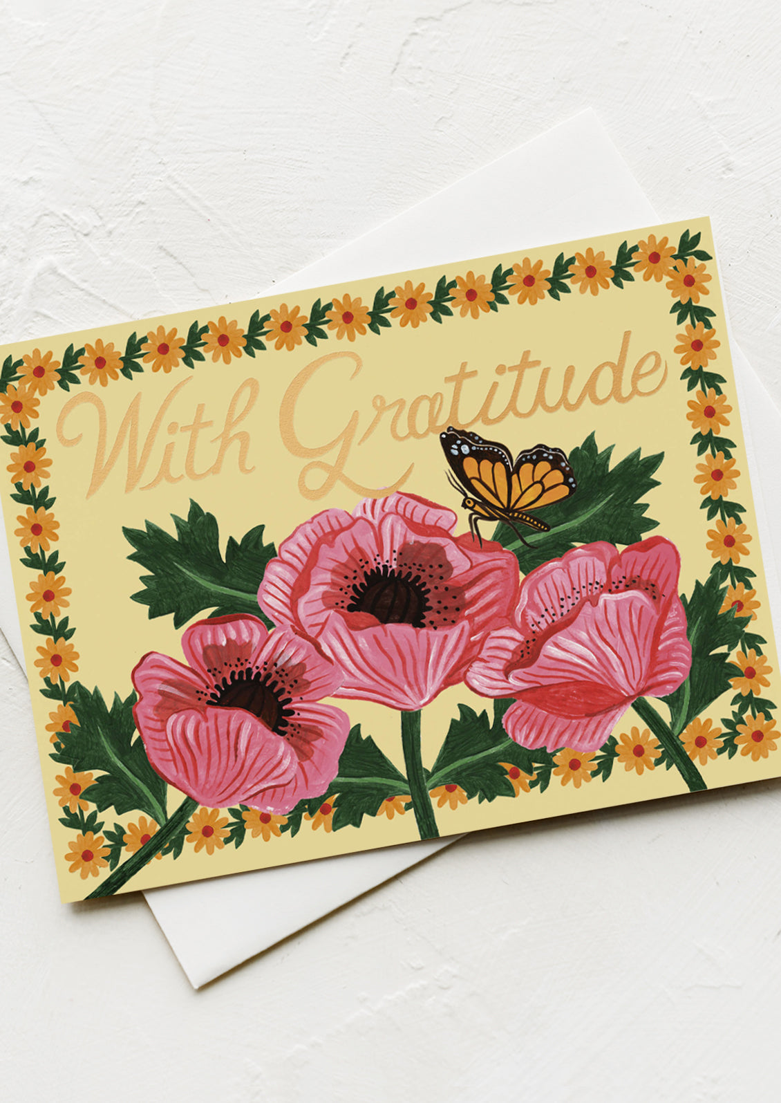 Floral With Gratitude Card