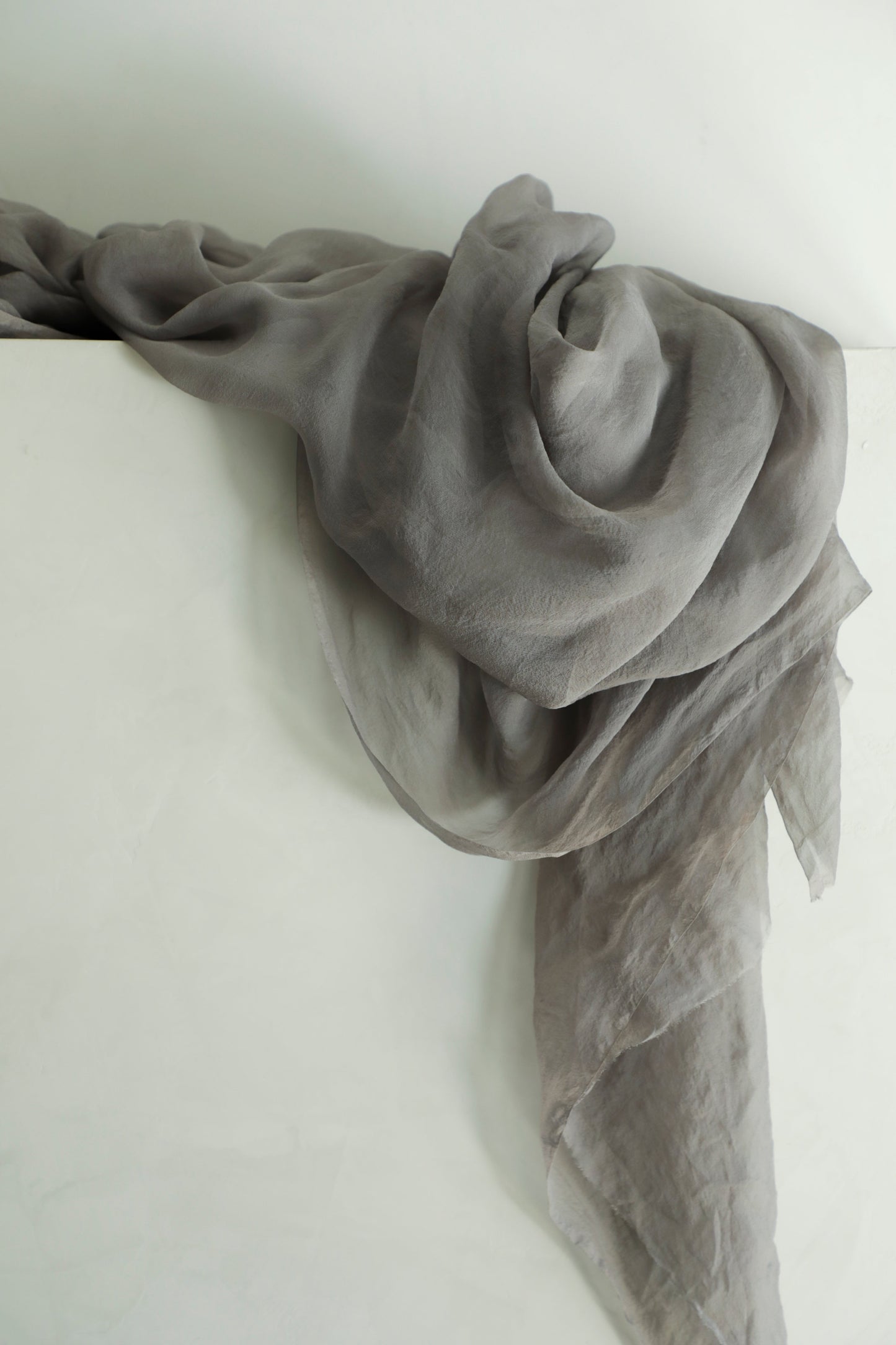 Charcoal Gray {Sheer Silk Runner}