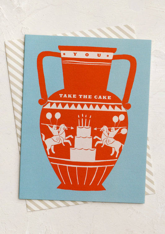 Grecian Vase Birthday Card